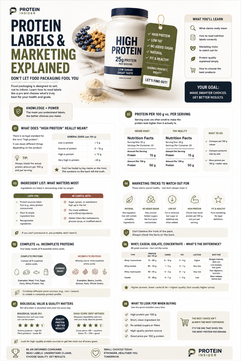 Protein Labels & Marketing Explained — Guide 2 preview