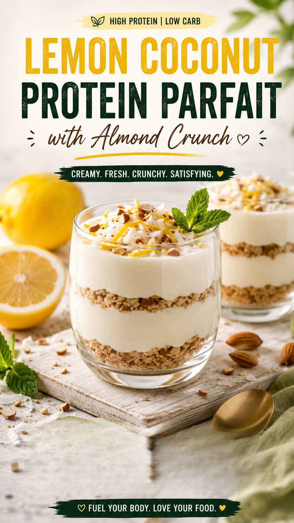 Lemon Protein Parfait