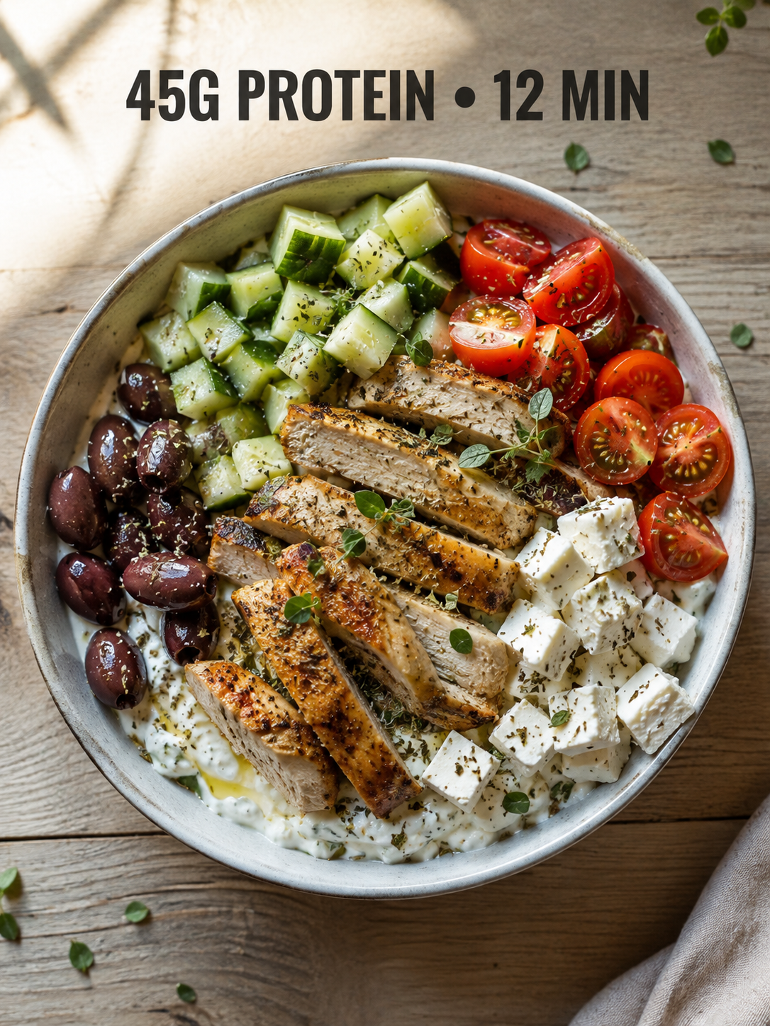 Greek Chicken Protein Bowl
