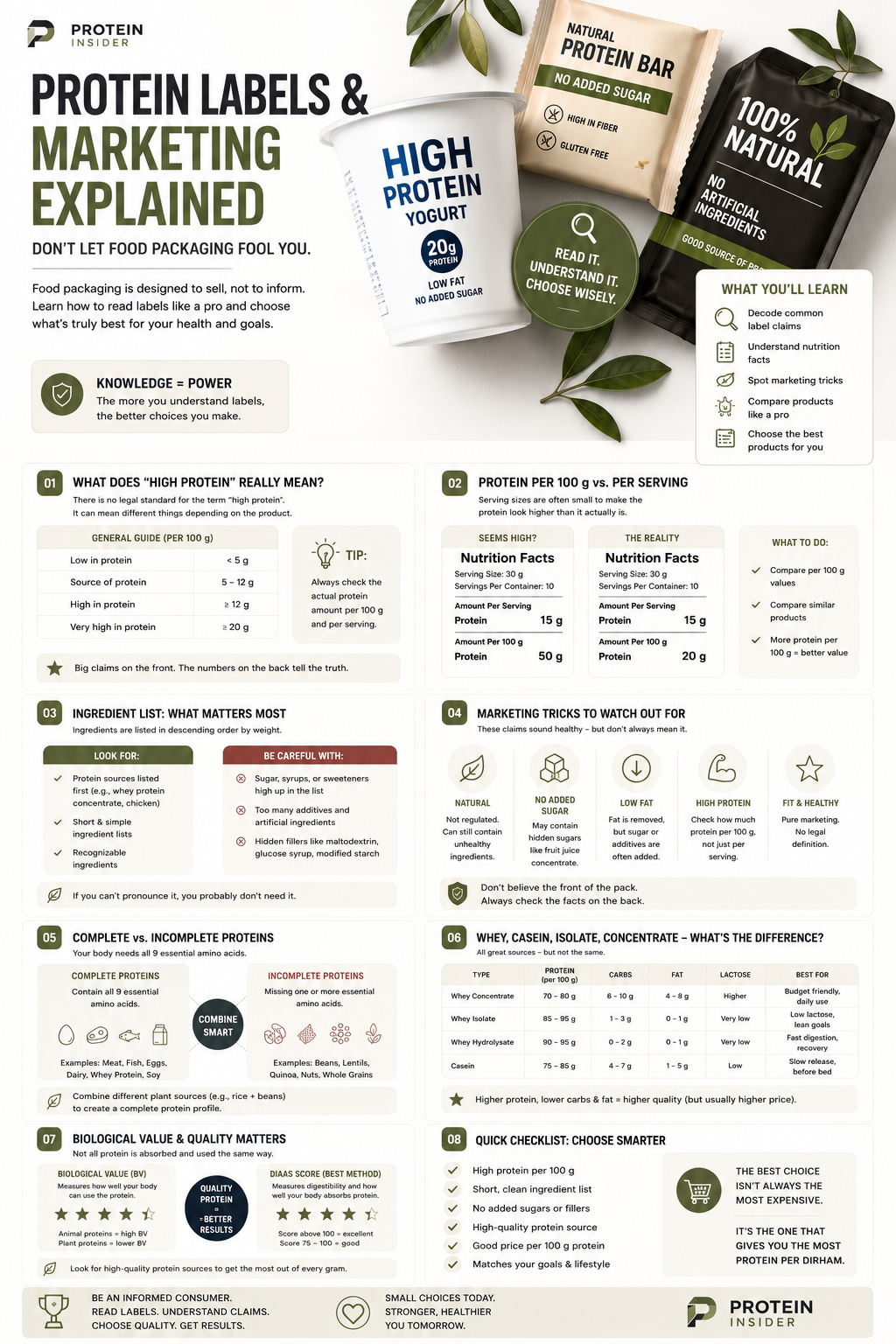 Protein Labels & Marketing Explained — Guide 1 preview